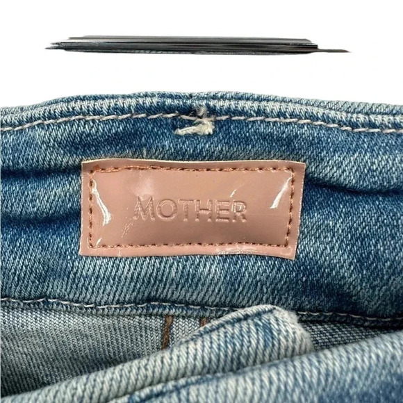 Mother High Waisted Looker Jeans Ankle Fray Size 28 B1412 - Picture 5 of 7